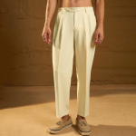 Men Double Pleated Korean Baggy Fit Trouser