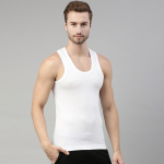 Men Solid Regular Vest